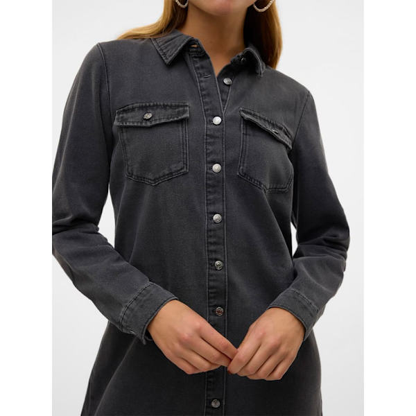 Vero Moda Jennie Langærmet Kort Kjole Sort XS Kvinde