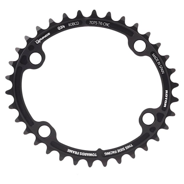 Rotor Kæderring Q-rings 110 Bcd Sort 36t