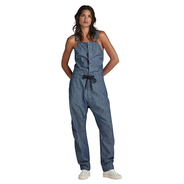 G-star Jumpsuit 3d Bib Overall Blå XS Kvinna