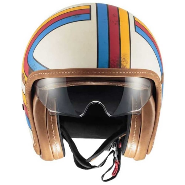 Premier Helmets Åben Ansigtshjelm 23 Vintageplatin Ed. Ex 8 Bm 22.06 Flerfarvet L