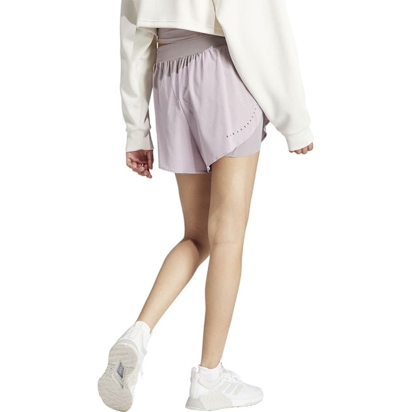 Adidas Shorts Designed For Training Hiit 2in1 Lila XL Kvinna