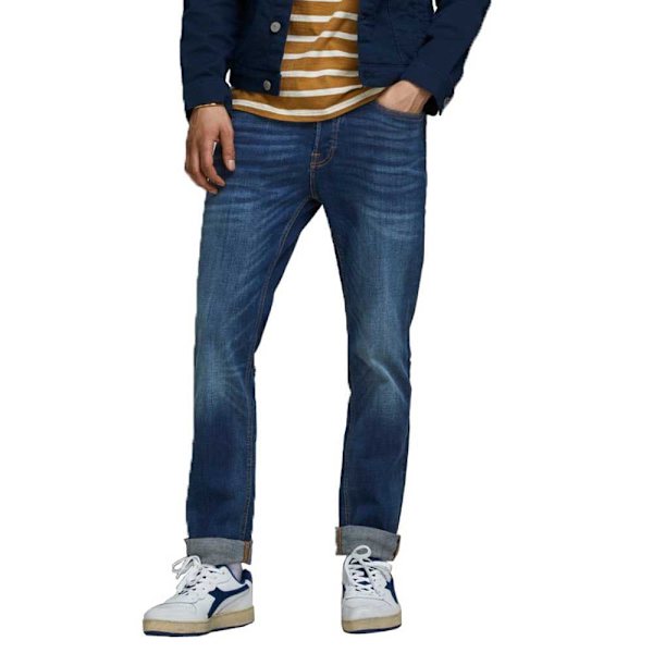 Jack & Jones Jeans Tim Original Am 782 50sps Slim Blå 31 / 34 Man