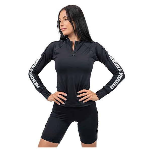 Nebbia Jakke Zipper Winner Sort S Kvinde