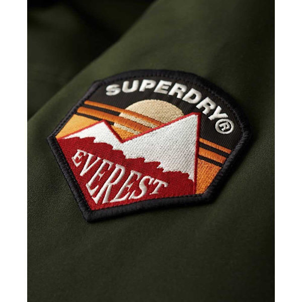 Superdry Everest Faux Fur Bomberjakke Grøn XL Mand