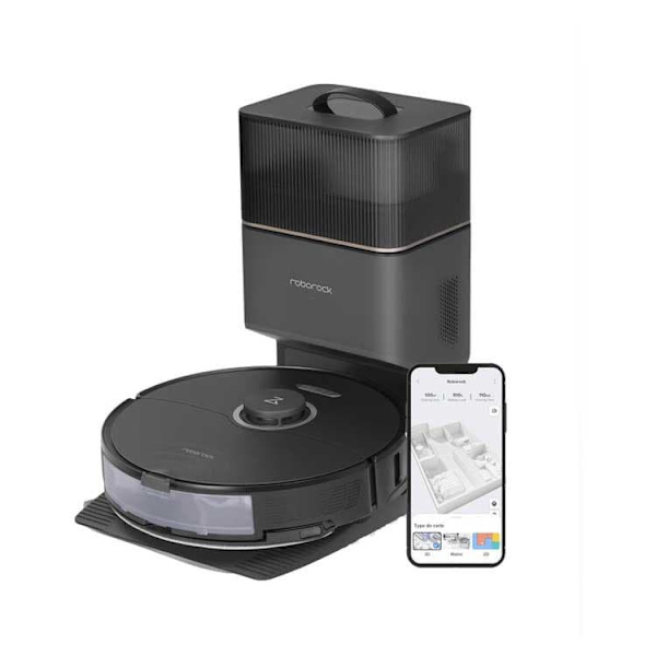 Roborock S8+ Roboter Robotdammsugare Svart