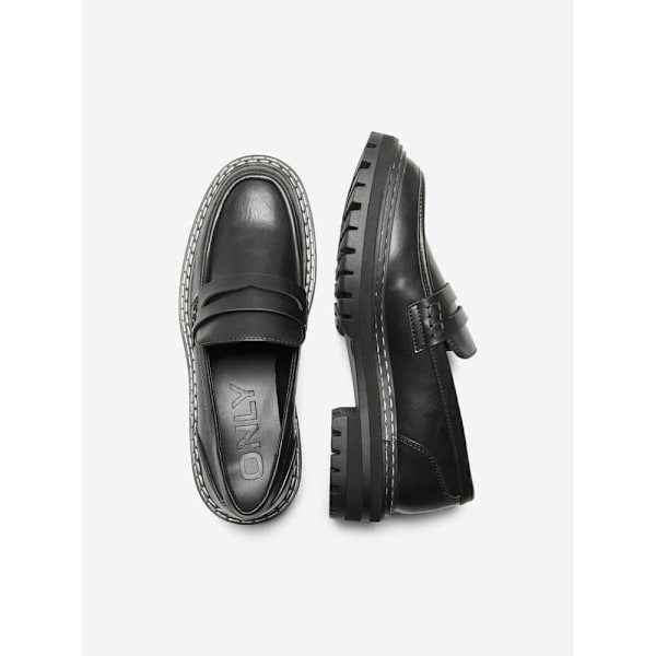 Only Sko Moccasins Beth-3 Pu Sort EU 37 Kvinde