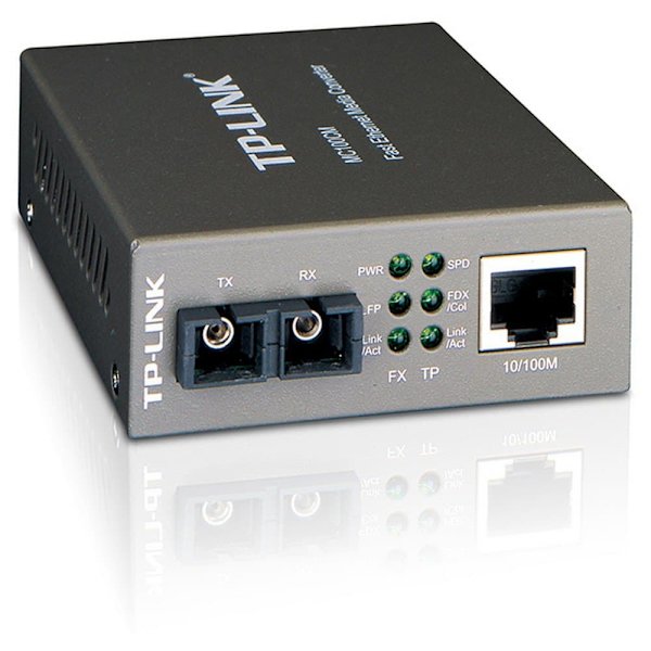 Tp-link 10/100 Multimedia Converter Fiber Module Musta