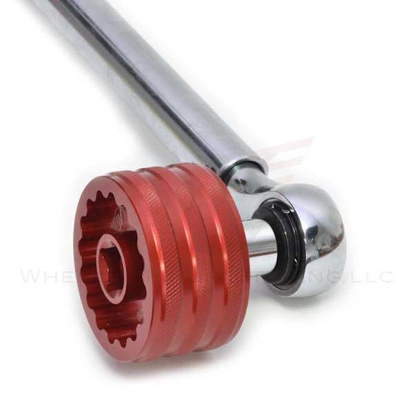 Wheels Manufacturing Double Sided Bottom Bracket Socket Röd