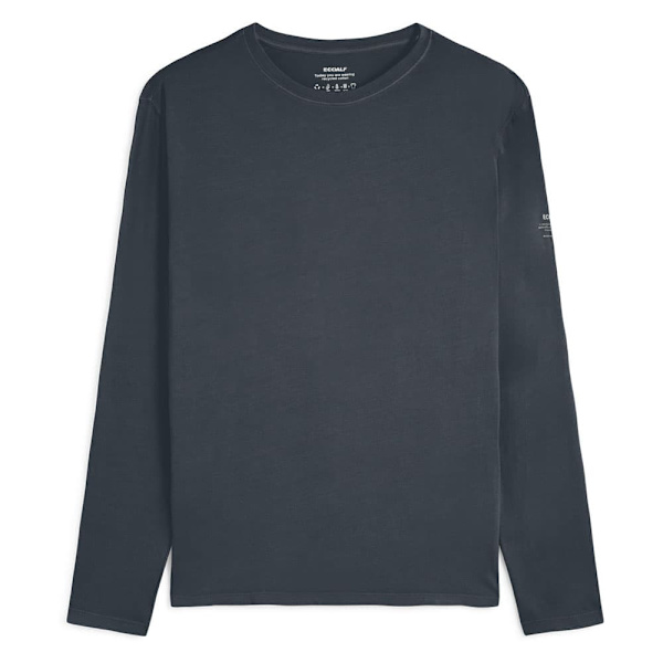 Ecoalf Laredo T-shirt Med Lång ärm Blå XL Man