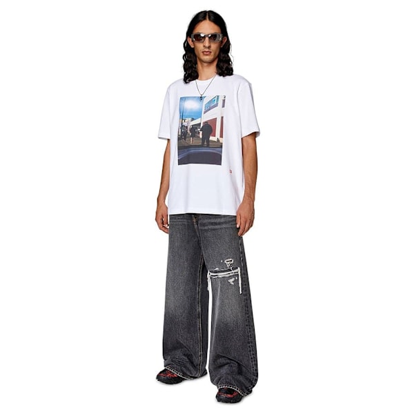 Diesel Kortærmet T-shirt Just L9 Hvid 2XL Mand