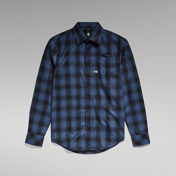 G-star Bristum 20 Slim Fit Skjorte Med Lange ærmer Blå XS Mand