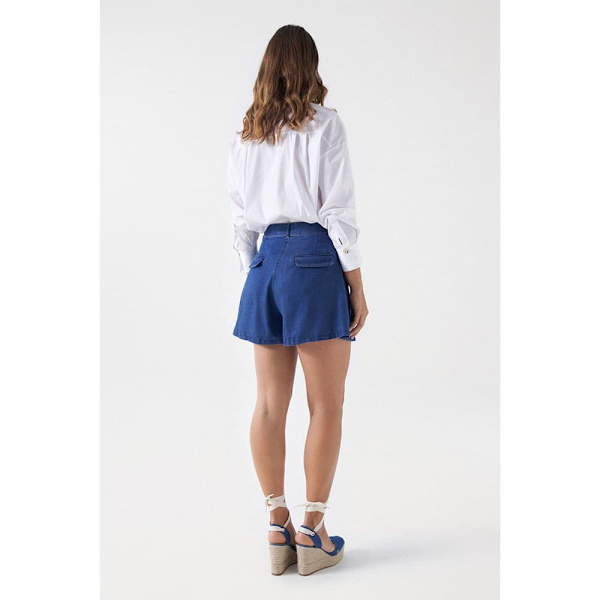 Salsa Jeans 21008148 Shorts Blå XL Kvinna