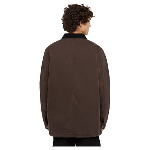 Dickies Duck High Pile Fleece Line Chore Jakke Brun XL Mand