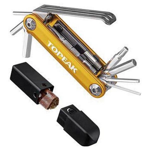 Topeak Monikäyttötyökalu Tubi 11 Combo Kultainen