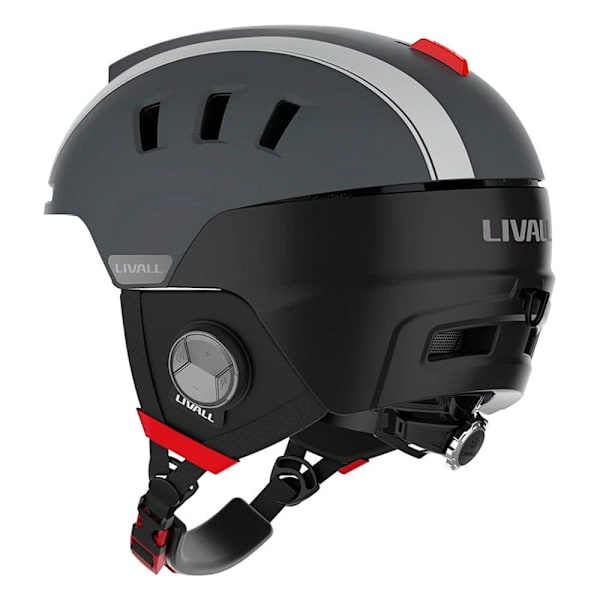 Livall Rs1 Hjelm Grå M