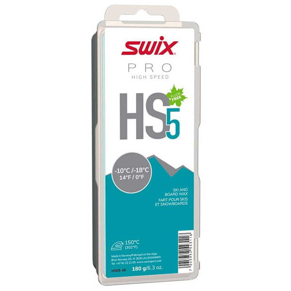 Swix Brädevax Hs5-10ºc/-18ºc 180 G Grönt,Vit