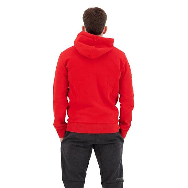 Superdry Luvtröja Embossed Vintage Logo Röd S Man