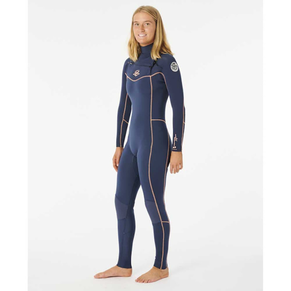 Rip Curl Langærmet Neoprendragt Med Brystlynlås Dpatrol 43 Perf Blå 6