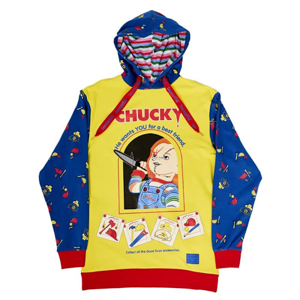 Loungefly Chucky Hoodie I Originalkartong  M