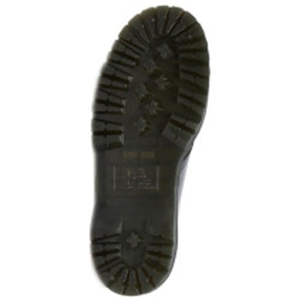 Dr Martens 1461 Quad 3-eye Patent Lamper Leopard Embross Sko Sort EU 36 Mand