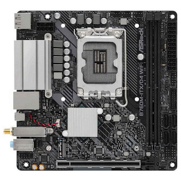 Asrock Moderkort B760m-itx/d4 Wifi