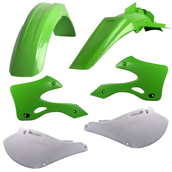 Cemoto Sæt Mx Kawasaki Kx125/250 99-02 Grøn