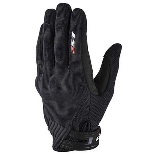 Ls2 Textil Handsker Dart Ii Sort 2XL