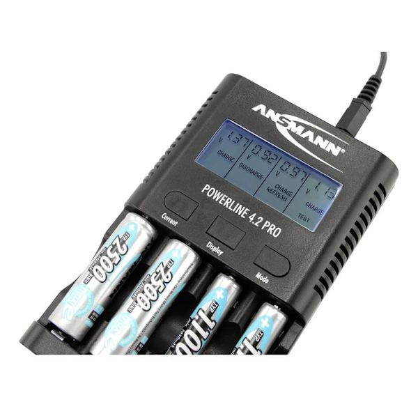 Ansmann Powerline 4.2 Pro 1001-0079 Batterioplader Sort