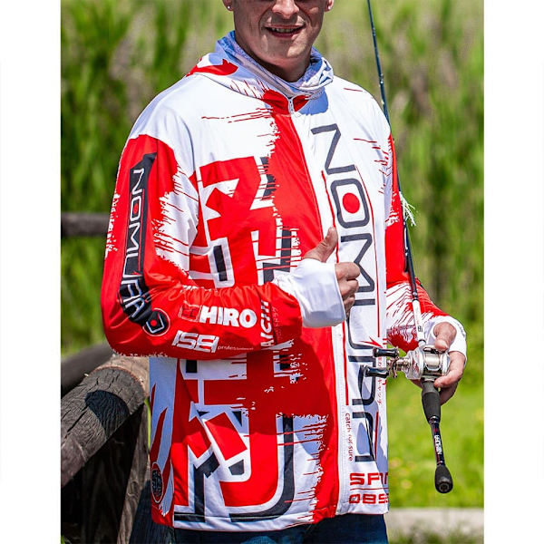 Nomura Tröja Med Full Dragkedja Bloody Fishbone Vit XL Man