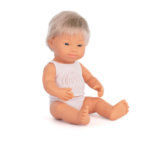 Miniland Downin Oireyhtymä Rubio 38 Cm Vauva Nukke Beige
