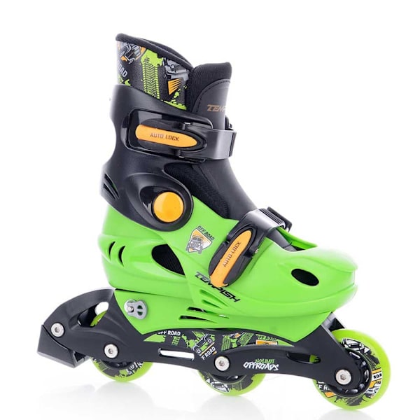 Tempish Rullskridskor Racer+protectors+helmet Grönt EU 26-29