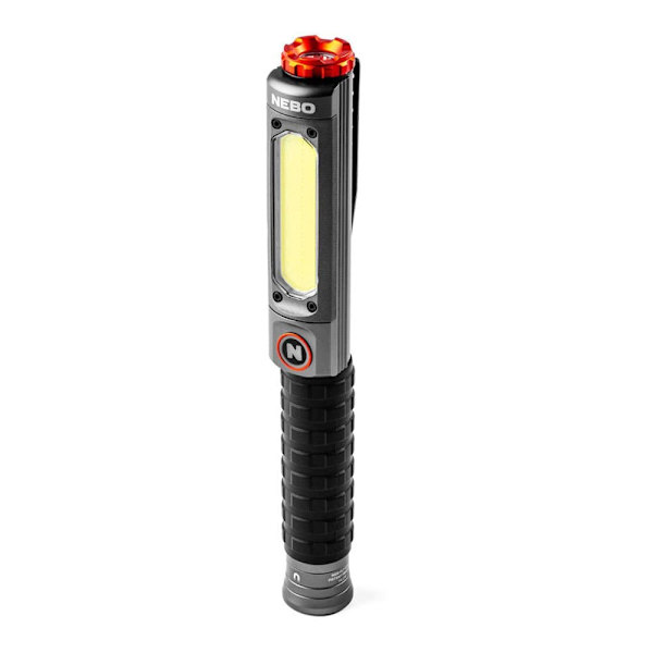 Nebo Tools Bærbart Lys Big Larry Pro  500 Lumens Aluminium, Sort, Orange
