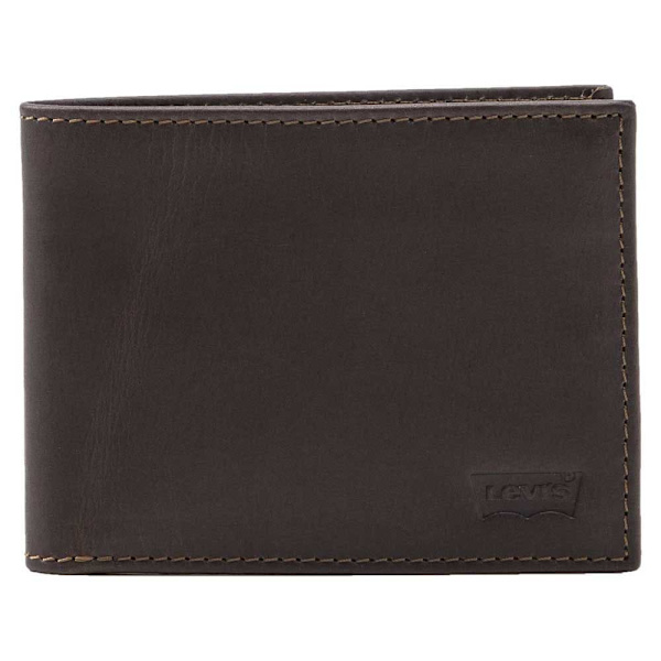 Levis Accessories Casual Classics Hunte Coin Bifold Batwing Tegnebog Sort  Mand