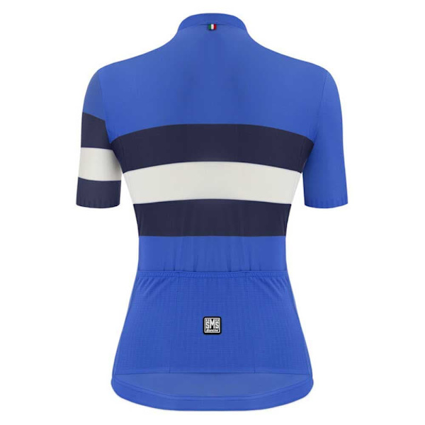 Santini Kortærmet Trøje Ecosleek Bengal Blå 2XL Kvinde
