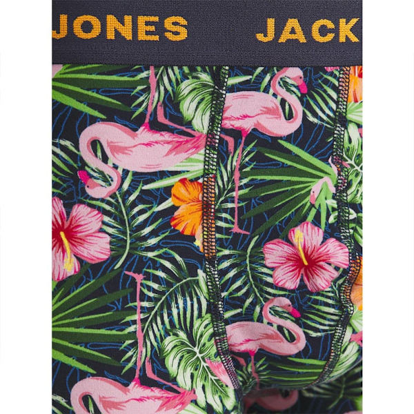 Jack & Jones Pink Flamingo Plus Size Boxerit 5 Yksiköt Monivärinen 4XL Mies