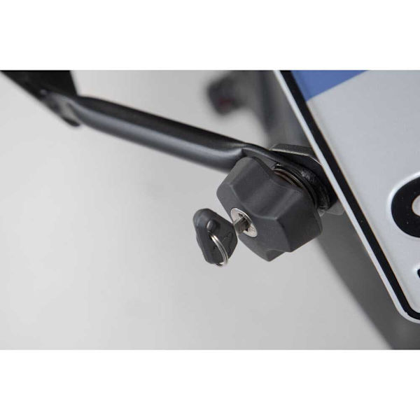 Sw-motech Pro Quick-lock-päälaukun Sulkeminen 2 Yksiköt Hopeinen