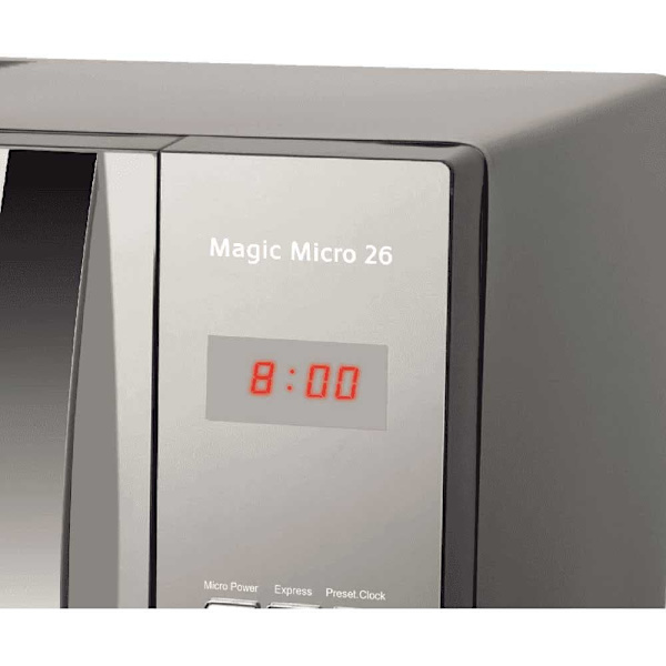 Haeger Mikroaaltouuni Magic Micro 26 Hopeinen One Size / EU Plug