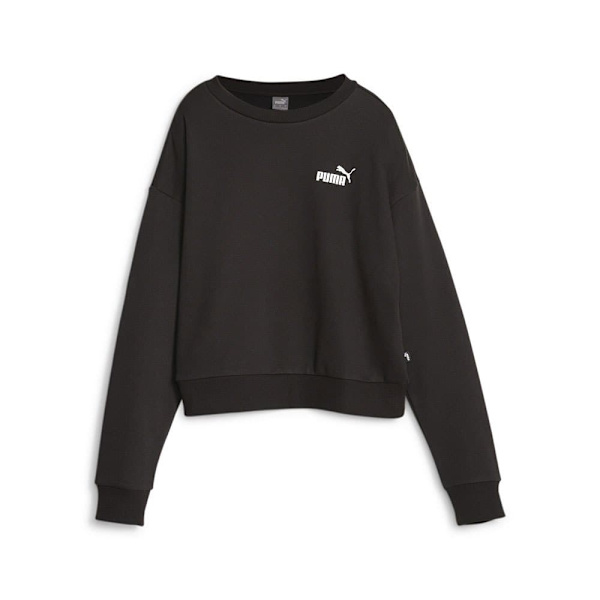 Puma Sweatshirt Ess+ Relaxed Small L Sort L Kvinde