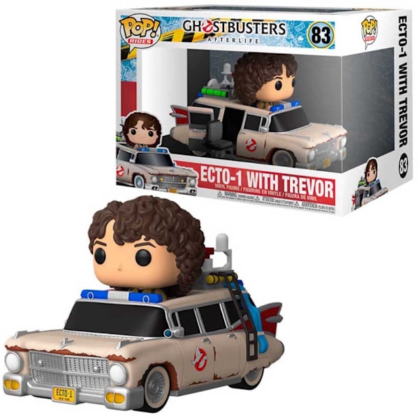 Funko Pop Ghostbuster Med Trevor Afterlife Ecto-1 9 Centimeter Flerfärgad