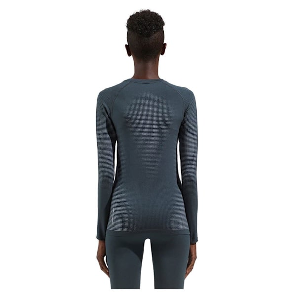 Odlo Top Crew Neck Performance Warm Eco Blå L Kvinna