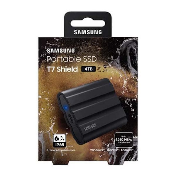 Samsung Ekstern Ssd-harddisk T7 Shield 4tb Søvfarvet