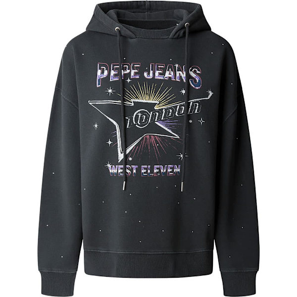 Pepe Jeans Lilian Hættetrøje Sort L Kvinde