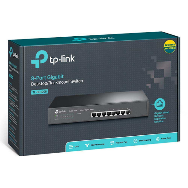 Tp-link Switch 8 Ports Gigabit Smb Sort