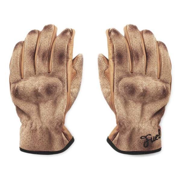 Fuel Motorcycles Handskar Flat Brun XL