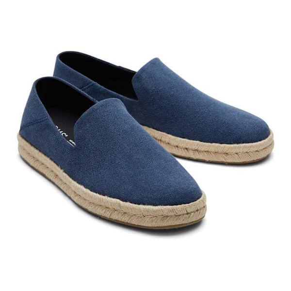 Toms Espadrilles Santiago Blå EU 42 Man