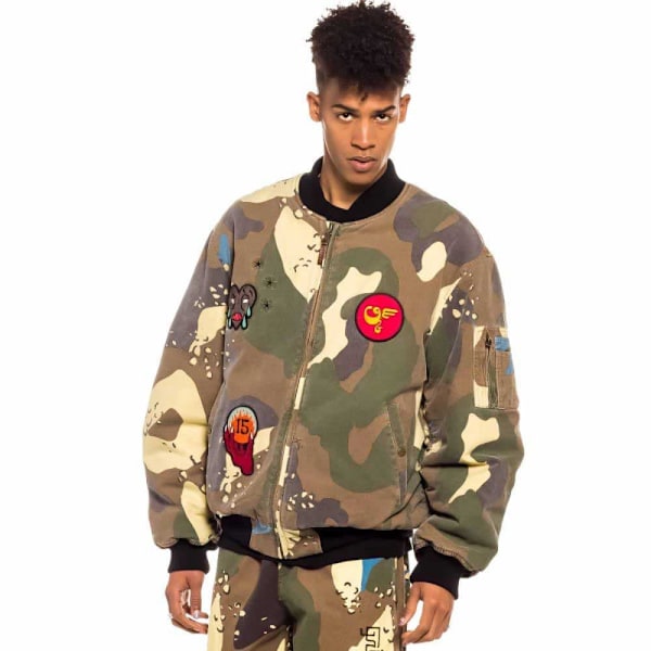 Grimey Glorified Camo Bomberjakke Flerfarvet 3XL Mand
