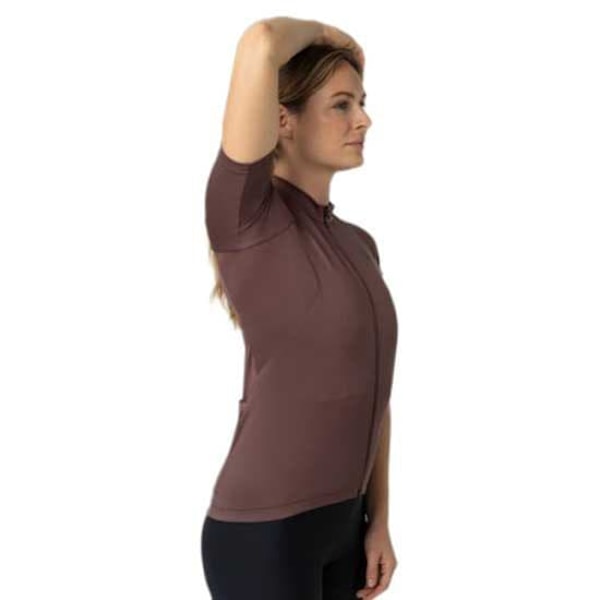 Agu Core Essential Korta ärmar Cykeltröja Brun 2XL Kvinna