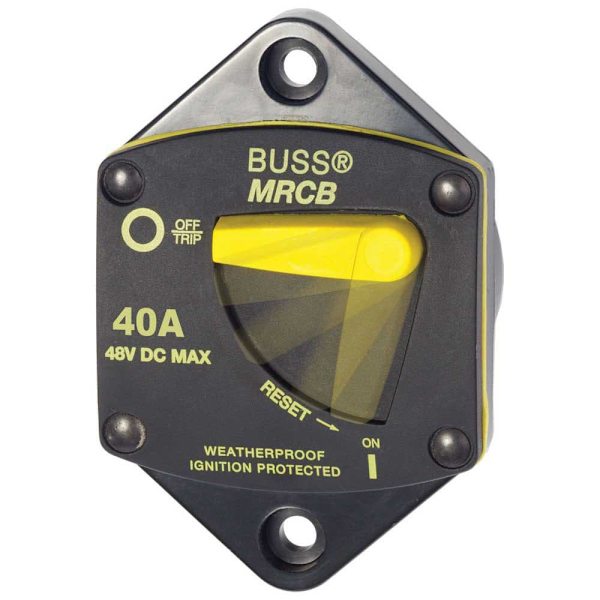 Blue Sea Systems 187 Series Thermal Circuit Breaker 40a Sort