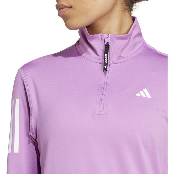 Adidas Own The Run Halv Dragkedja Sweatshirt  S Kvinna