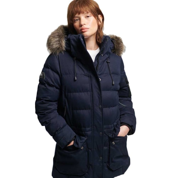 Superdry Jakke Microfibre Expedition Blå M Kvinde